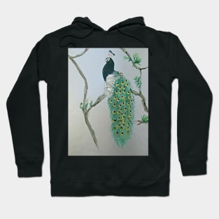 Peacock in the Morning Hoodie